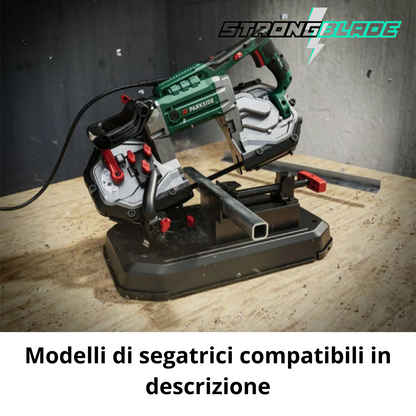 Set di Lame per Sega a nastro 1140x13x0,65mm per macchine portatili (Parkside) taglio metalli | STRONGBLADE